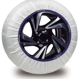 Nuova Collezione Set 2 pezzi calze da neve sparco in tessuto bianco silenziose, tg s - spt60